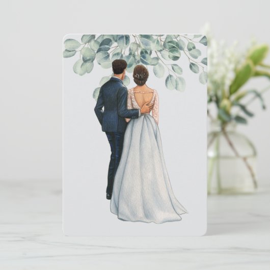 Weedingvibes Einladung (Stehend Vorderseite)