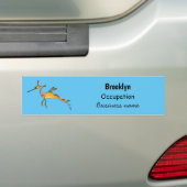 Weedy seadragon Cartoon Illustration Autoaufkleber (Auf Auto)