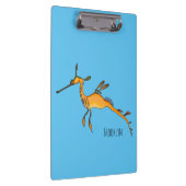 Weedy seadragon Cartoon Illustration Klemmbrett (Rechts)