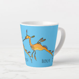 Weedy seadragon Cartoon Illustration Milchtasse