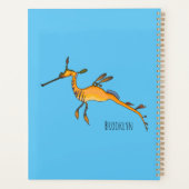 Weedy seadragon cartoon illustration planer (Rückseite)