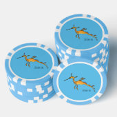 Weedy seadragon Cartoon Illustration Pokerchips (Stapel)