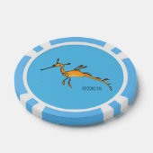 Weedy seadragon Cartoon Illustration Pokerchips (Einzeln)