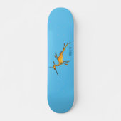 Weedy seadragon Cartoon Illustration Skateboard (Vorne)