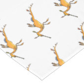 Weedy seadragon Cartoon Illustration Tischdecke (Schrägansicht)