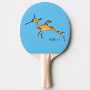 Weedy seadragon Cartoon Illustration Tischtennis Schläger