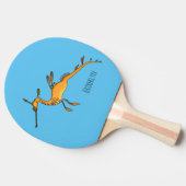 Weedy seadragon Cartoon Illustration Tischtennis Schläger (Seitenansicht)