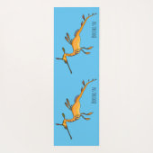 Weedy seadragon Cartoon Illustration Yogamatte (Rückseite)