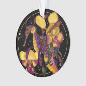 Weedy Seadragon mit Orchideen Ornament (Vorderseite)