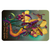 Weedy Seadragon mit Orchids Magnet (Horizontal)