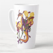 Weedy Seadragon mit Orchids Milchtasse (Linke Ecke)