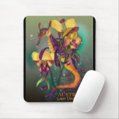 Weedy Seadragon mit Orchids Mousepad (Mit Mouse)