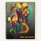 Weedy Seadragon mit Orchids Notizblock (Vorderseite)