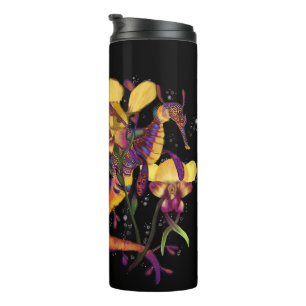 Weedy Seadragon mit Orchids Thermosbecher
