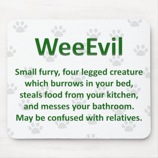 WeeEvil Mousepad (Vorne)
