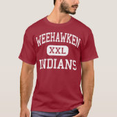 Weehawken - amerikanischer Ureinwohner - hoch - T-Shirt (Vorderseite)