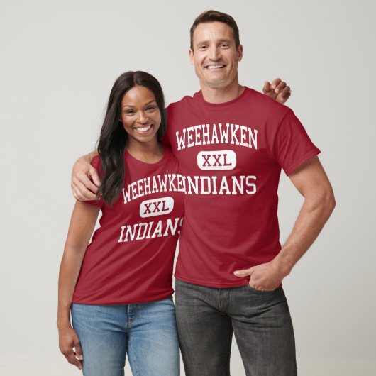 Weehawken - amerikanischer Ureinwohner - hoch - T-Shirt (Unisex)
