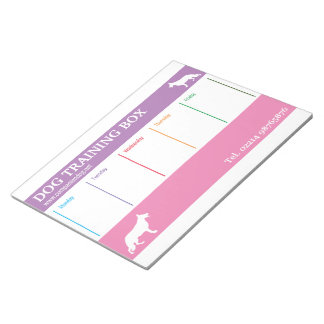 Week planer Shepherd Dog Notizblock