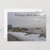 Weekapaug, Rhode Island Postkarte (Vorne/Hinten)