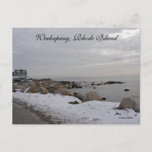 Weekapaug, Rhode Island Postkarte (Vorderseite)