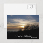 Weekapaug Rhode Island Postkarte (Vorne/Hinten)