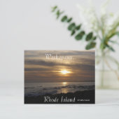 Weekapaug Rhode Island Postkarte (Stehend Vorderseite)