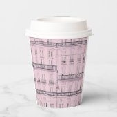 Weekend a Paris  Pappbecher (Rückseite)