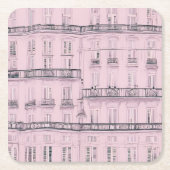 Weekend a Paris Rechteckiger Pappuntersetzer (Vorderseite)