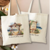Weekend Beach Wedding Personalisierter Empfang Tragetasche