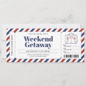 Weekend Erlebnisreise - Ticketgutschein Einladung (Vorderseite)