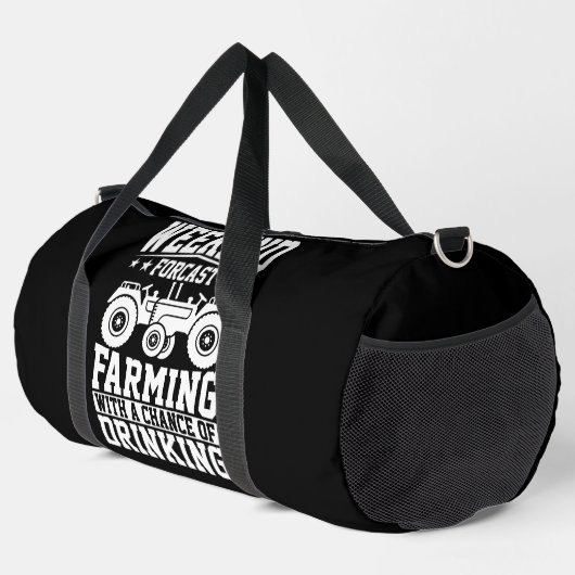 WEEKEND FORCAST FARMING WITH A CHACE OF DRINKING DUFFLE BAG (Rechte Ecke)