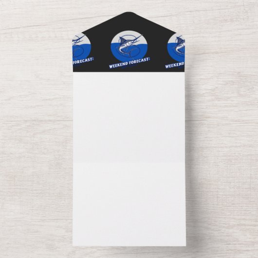 Weekend Forecast 100% Chance All In One Einladung (Innen)