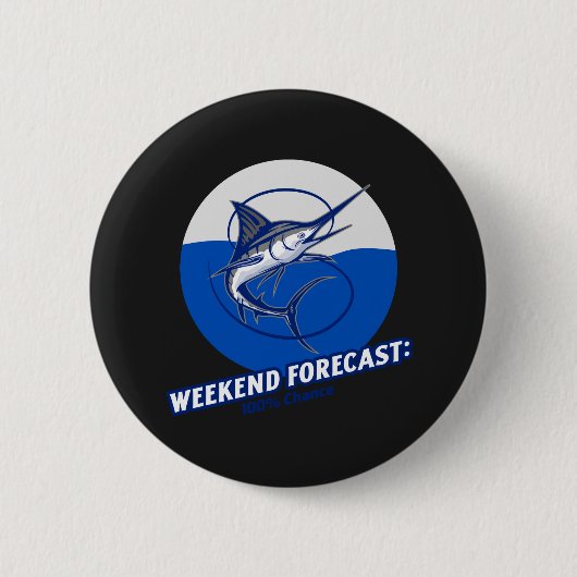 Weekend Forecast  100% Chance  Button (Vorderseite)