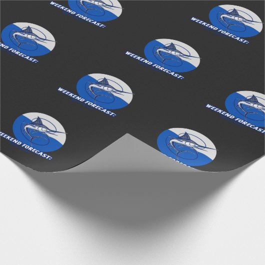 Weekend Forecast  100% Chance  Geschenkpapier (Ecke)