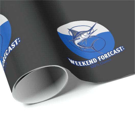 Weekend Forecast  100% Chance  Geschenkpapier (Rolleneckpunkt)