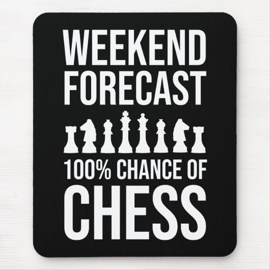 Weekend Forecast - 100% Chance of Chess Mousepad (Vorne)