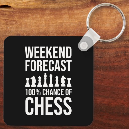 Weekend Forecast - 100% Chance of Chess Schlüsselanhänger (Rückseite)