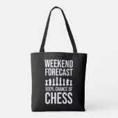 Weekend Forecast - 100% Chance of Chess Tasche (Rückseite)