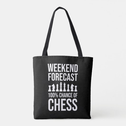 Weekend Forecast - 100% Chance of Chess Tasche (Rückseite)