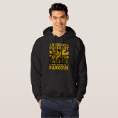 Weekend forecast 100 chance of Parkour Funny Sayin Hoodie (Vorne ganz)