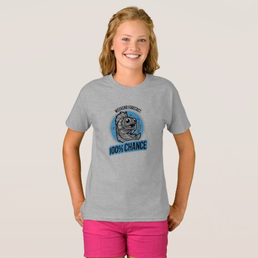 Weekend Forecast 100% Chance T-Shirt (Vorne ganz)