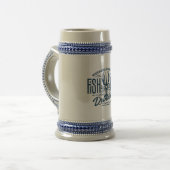 "Weekend Forecast" Beer Stein Bierglas (Vorderseite Links)