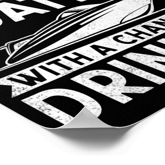 Weekend Forecast Boating With A Chance Of Drinking Poster (Ecke)