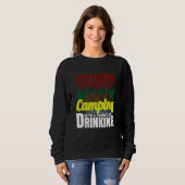 Weekend Forecast Camping With A Chance Of Drinking Sweatshirt (Vorne ganz)