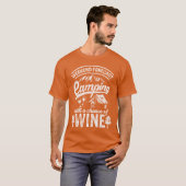 Weekend Forecast Camping With Chance Of Wine Camg T-Shirt (Vorne ganz)