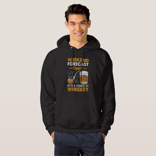 Weekend Forecast Cigars Whiskey Hoodie (Vorne ganz)