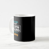Weekend Forecast Duckpin Bowling Kaffeetasse (Vorderseite Links)