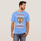 Weekend Forecast Gaming Funny Gamer Gift funny boy T-Shirt (Vorne ganz)