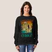 Weekend Forecast Golden Retriever with 100 Chance  Sweatshirt (Vorne ganz)