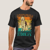 Weekend Forecast Golden Retriever with 100 Chance T-Shirt (Vorderseite)